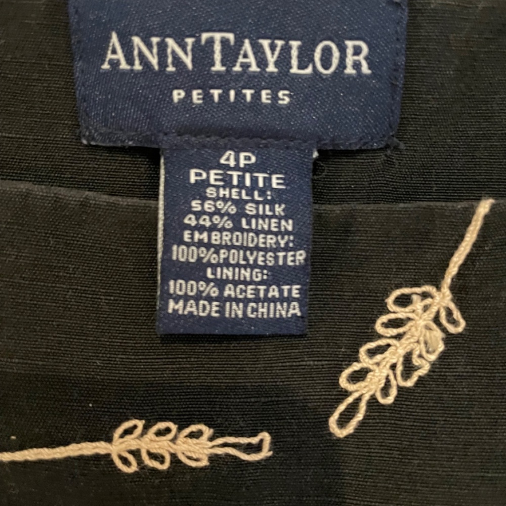 Ann Taylor Embroidered Tank Top - Picture 4 of 4